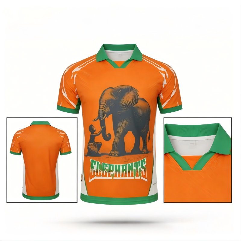 Ivory Coast Home Soccer Jersey Men Football Training Sportswear