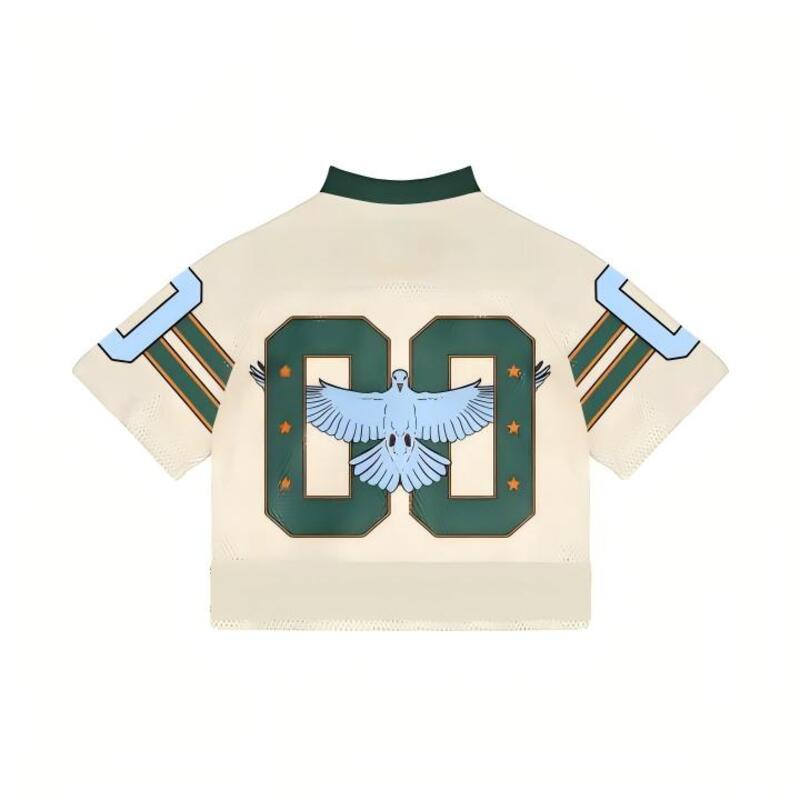 Short Sleeve Mesh Women Football Fan Practice Jersey