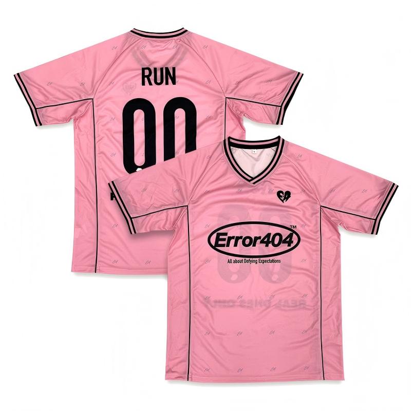 Retro Pink Sublimated Women Soccer Football Shirt