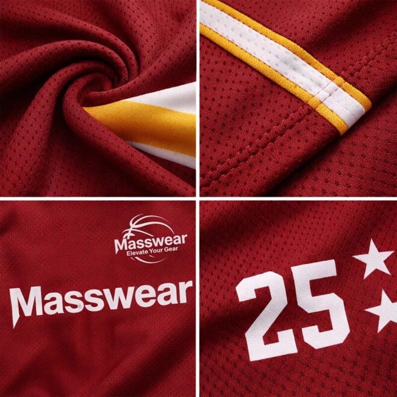 Star Pattern Retro Basketball Jerseys Set