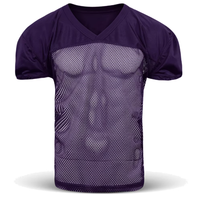 Polyester Mesh Short Sleeve Soccer Jersey