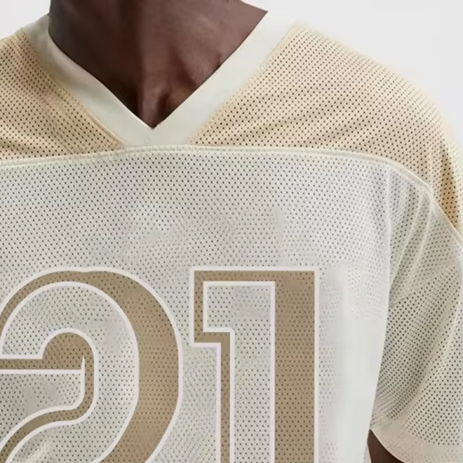 Patchwork Mesh Rugby Jersey