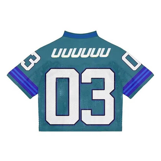 Custom Digital Print V Neck Drop Shoulder Basketball Mesh Jersey