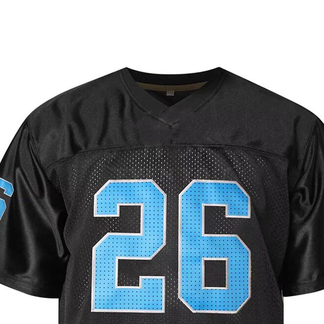Short V Neck Soft Durable Breathable Mesh Jersey
