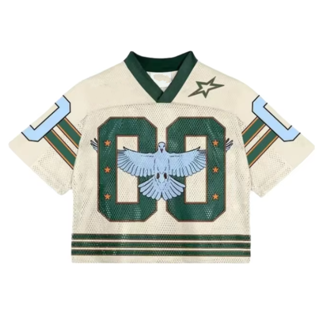 Short Sleeve Rugby Throw Back Jersey